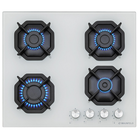 Газовая варочная панель MAUNFELD EGHG.64.2CW\G, белый, фото , изображение 3