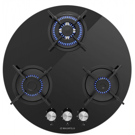 Газовая варочная панель MAUNFELD EGHG.43.23CB\G, черный, фото , изображение 2