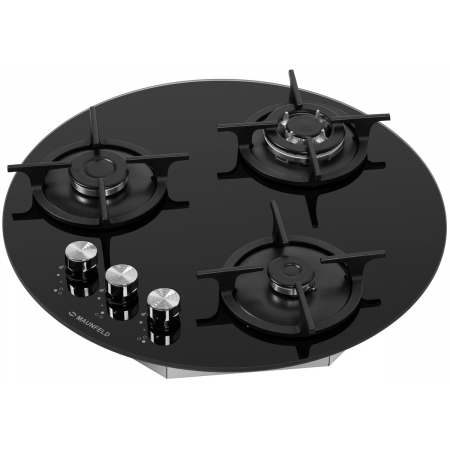 Газовая варочная панель MAUNFELD EGHG.43.23CB\G, черный, фото , изображение 4