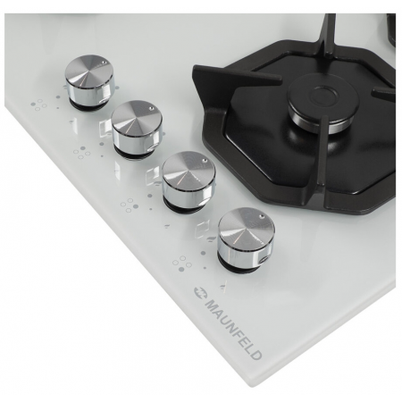 Газовая варочная панель MAUNFELD EGHG.64.2CW\G, белый, фото , изображение 11