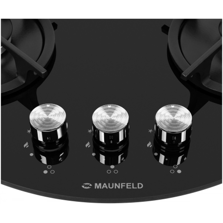 Газовая варочная панель MAUNFELD EGHG.43.23CB\G, черный, фото , изображение 5