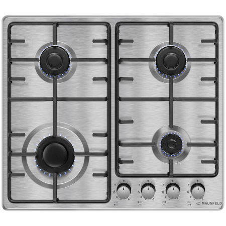 Газовая варочная панель MAUNFELD EGHS.64.3STS-ES/G, серебристый, фото , изображение 2