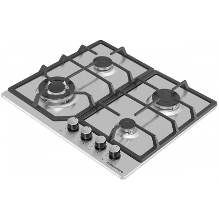 Газовая варочная панель MAUNFELD EGHS.64.43CS\G, серебристый, фото , изображение 5