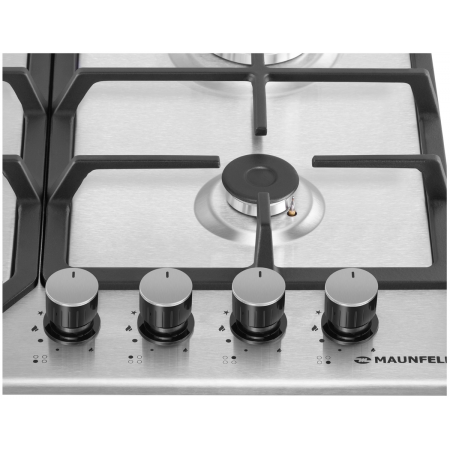 Газовая варочная панель MAUNFELD EGHS.64.43CS\G, серебристый, фото , изображение 8