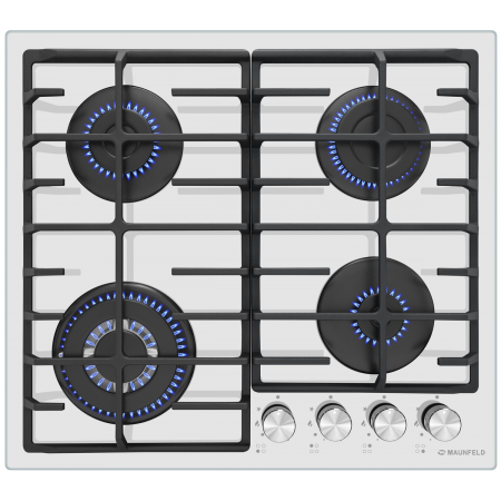 Газовая варочная панель MAUNFELD EGHG.64.63CW/G, белый, фото , изображение 3