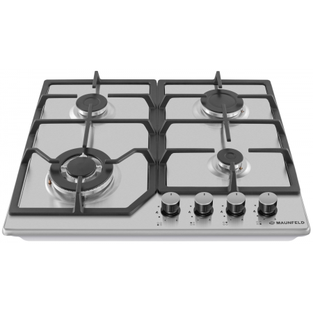 Газовая варочная панель MAUNFELD EGHS.64.43CS\G, серебристый, фото , изображение 4