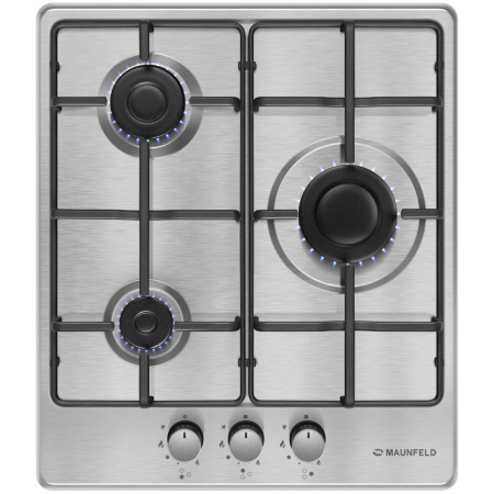 Газовая варочная панель MAUNFELD EGHS.43.3STS-ES, серебристый, фото , изображение 2