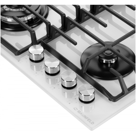 Газовая варочная панель MAUNFELD EGHG.64.63CW/G, белый, фото , изображение 6