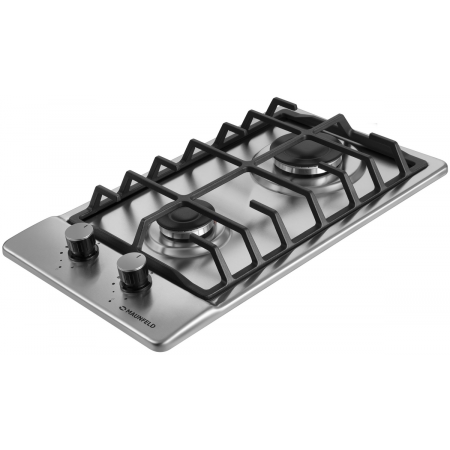 Газовая варочная панель MAUNFELD EGHS.32.6CS/G, серебристый, фото , изображение 4