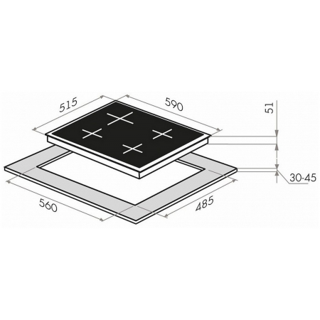 Газовая варочная панель MAUNFELD EGHS.64.43CS\G, серебристый, фото , изображение 21
