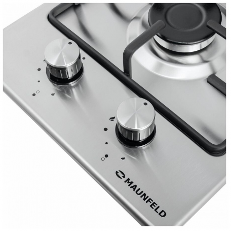 Газовая варочная панель MAUNFELD EGHS.32.3ES\G, серебристый, фото , изображение 8