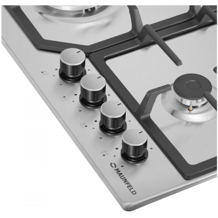 Газовая варочная панель MAUNFELD EGHS.64.43CS\G, серебристый, фото , изображение 7