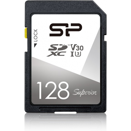Карта памяти  128Gb SD Silicon Power Superior   (SP128GBSDXCV3V10), фото 