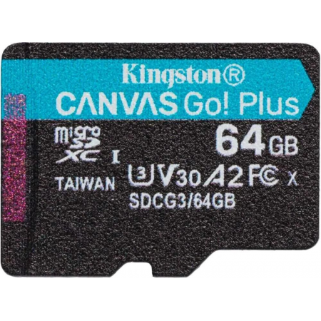 Карта памяти 64Gb MicroSD Kingston (SDCG3/64GBSP), фото 