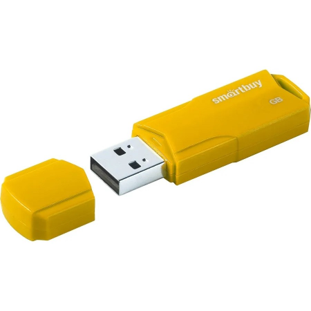 USB Flash накопитель 8Gb SmartBuy Clue Yellow (SB8GBCLU-Y), фото 