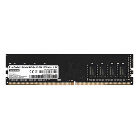 Оперативная память DIMM ExeGate Value DDR4 16Gb EX283083RUS, фото 