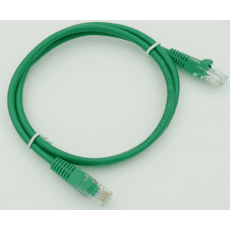 Патч-корд cat5E molded 1м зеленый RJ-45 (m)-RJ-45 (m), фото 
