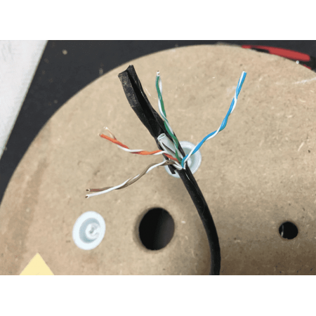 Витая пара UTP 4 пары cat5E solid 0.50мм CCA 305м черный outdoor, фото , изображение 2