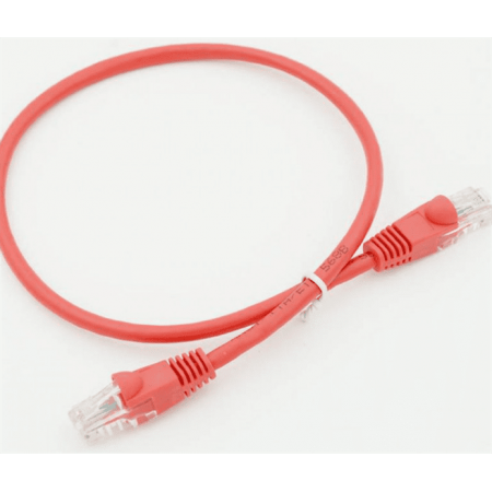 Патч-корд cat5E molded 0.5м красный, фото 
