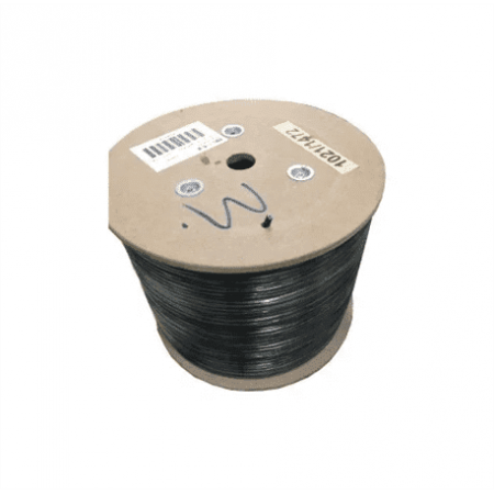 Витая пара FTP 4 пары cat5E solid 0.50мм CCA 305м черный outdoor, фото 