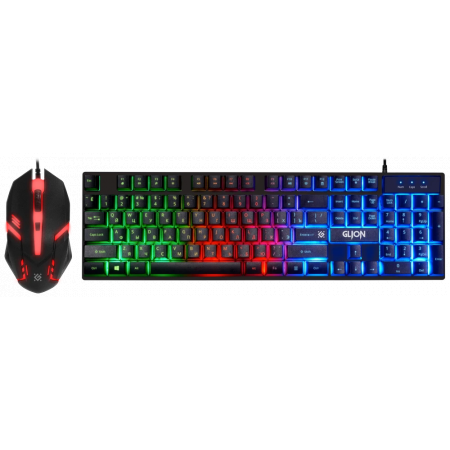 Клавиатура + мышь Defender Glion C-123 Black, фото 