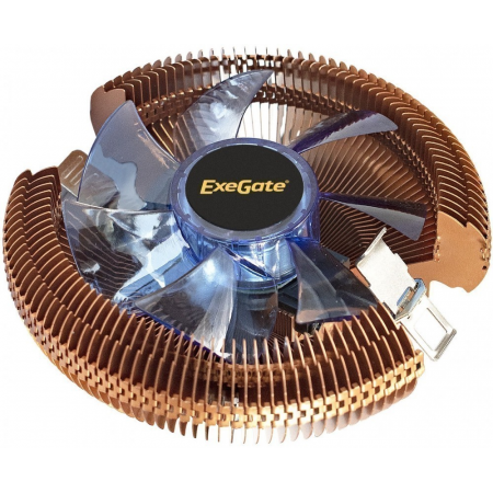 Кулер Exegate Wizard EE91-PWM.Cu.BLUE, фото , изображение 2