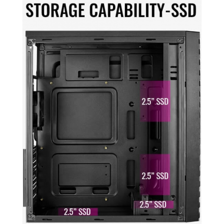 Корпус AeroCool Streak Black, фото , изображение 6