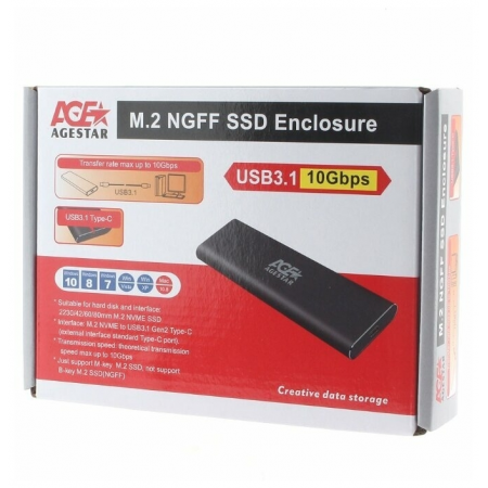 Корпус для SSD AGESTAR 31UBNV1C серый, фото , изображение 6