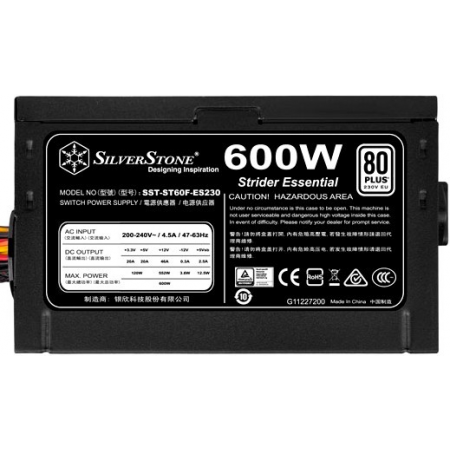 Блок питания 600W Silverstone SST-ST60F-ES230, фото , изображение 2