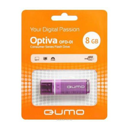 USB Flash накопитель 8Gb QUMO Optiva 01 Violet, фото , изображение 2