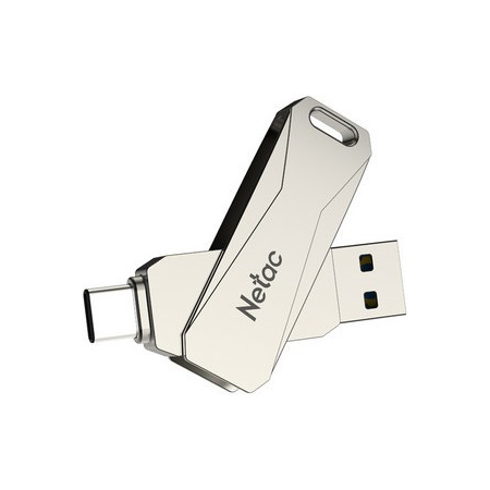 USB Flash накопитель 64Gb Netac U782C Silver, фото , изображение 2