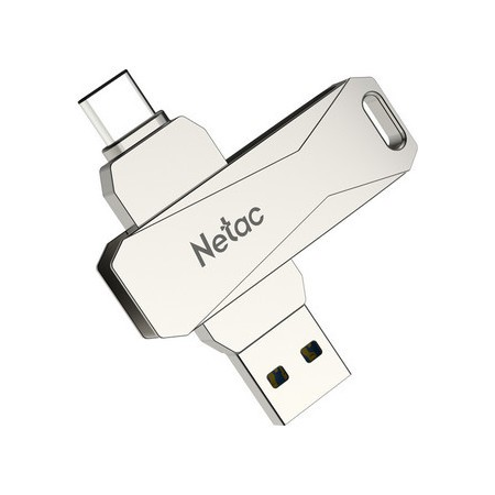 USB Flash накопитель 64Gb Netac U782C Silver, фото , изображение 3