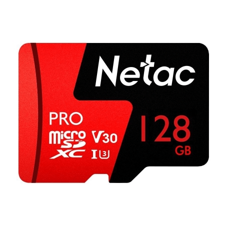 Карта памяти 128Gb MicroSD Netac P500 Extreme Pro (NT02P500PRO-128G-S), фото 