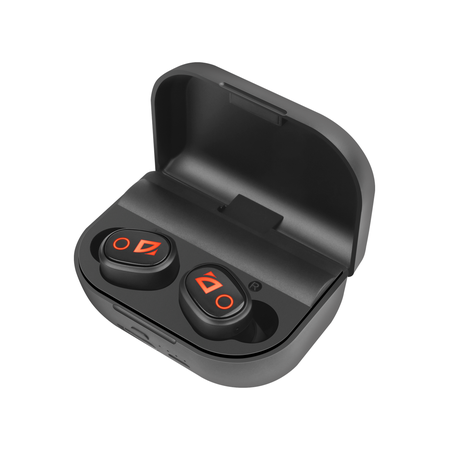 Беспроводные наушники Defender Twins 639, черный, фото , изображение 4