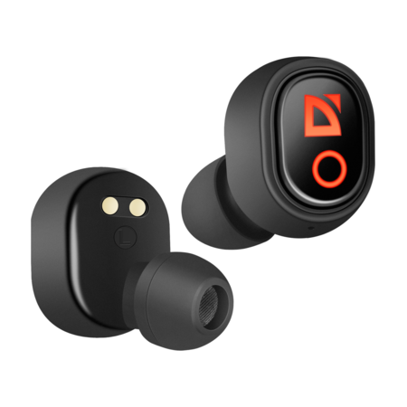 Беспроводные наушники Defender Twins 639, черный, фото , изображение 2