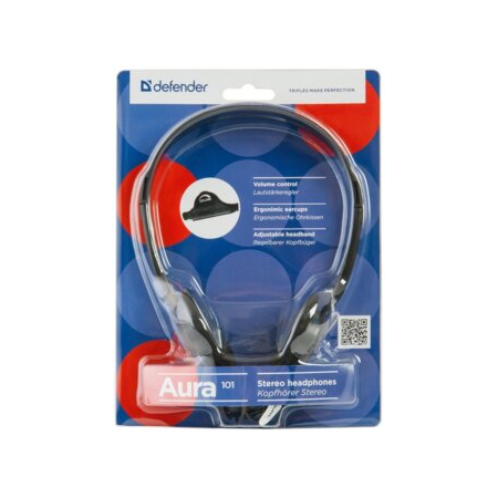 Наушники Defender Aura 101, черный, фото , изображение 2