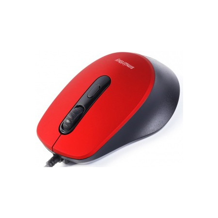 Мышь проводная SmartBuy SBM-265-R (SBM-265-R) красный, чёрный, фото 