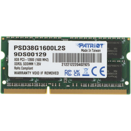Оперативная память Patriot Memory PSD38G1600L2S, фото 