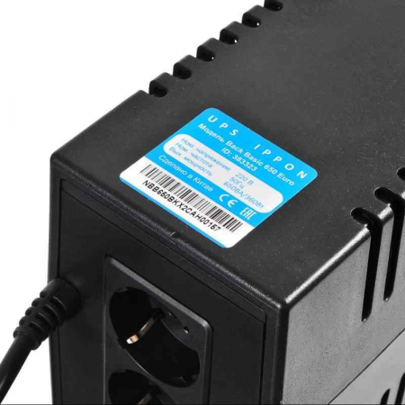 Источник бесперебойного питания Ippon Back Basic 650 Euro 360Вт 650ВА черный, фото , изображение 11