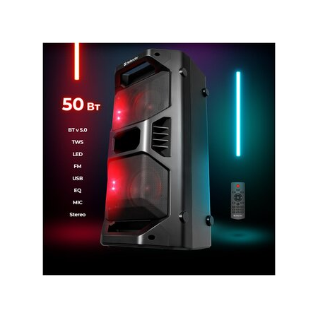 Портативная акустика Defender Rage, 50 Вт, черный, фото , изображение 13
