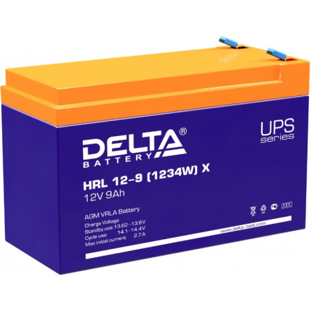 Аккумуляторная батарея Delta HRL12-9X, фото 