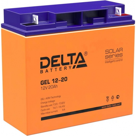 Аккумуляторная батарея Delta GEL 12-20, фото 
