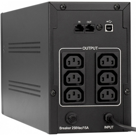 ИБП Exegate SpecialPro UNB-1000 LED (C13,RJ,USB), фото , изображение 2