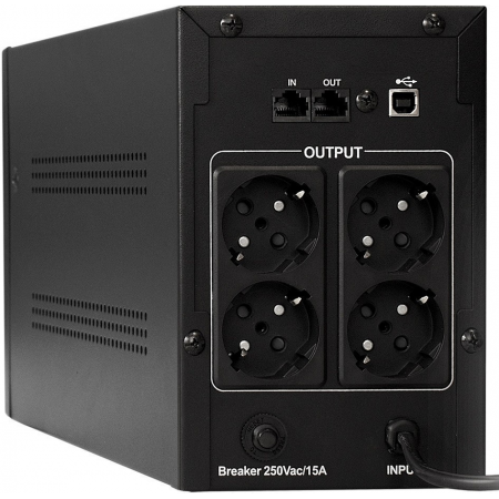 ИБП Exegate SpecialPro UNB-2000 LED (EURO,RJ,USB), фото , изображение 2