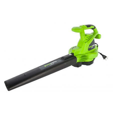 Воздуходувка-пылесос садовый электрический Greenworks BL3000, 220 В, 3000 Вт [2406507], фото 