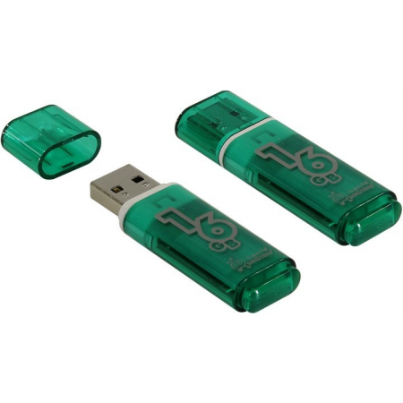 USB Flash накопитель 16Gb SmartBuy Glossy Green (SB16GBGS-G), фото 