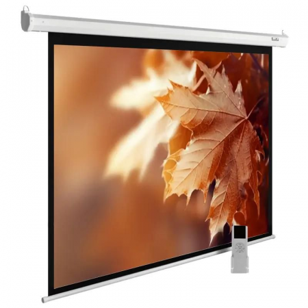 Экран Cactus 188x300см MotoExpert CS-PSME-300x188-WT 16:10 настенно-потолочный рулонный белый (моторизованный привод), фото 