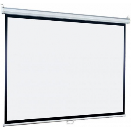 Настенный экран Lumien Eco Picture 187х280см (рабочая область 153х272 см) Matte White прямоуголный корпус, возможность потолочн./настенного крепления, уровень в комплекте, 16:9, фото 