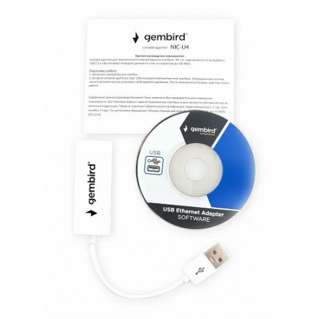 Сетевой адаптер Gembird NIC-U4, фото , изображение 2
