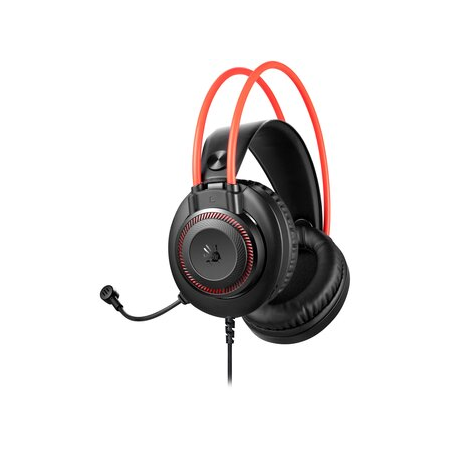 Компьютерная гарнитура A4Tech Bloody G200S черный/красный (G200S USB/ BLACK +RED), фото , изображение 11